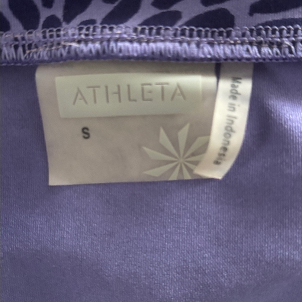 Athleta Faux Wrap V-Neck Cap Sleeve Dotted
Floral Athletic Dress Size S - Picture 9 of 9